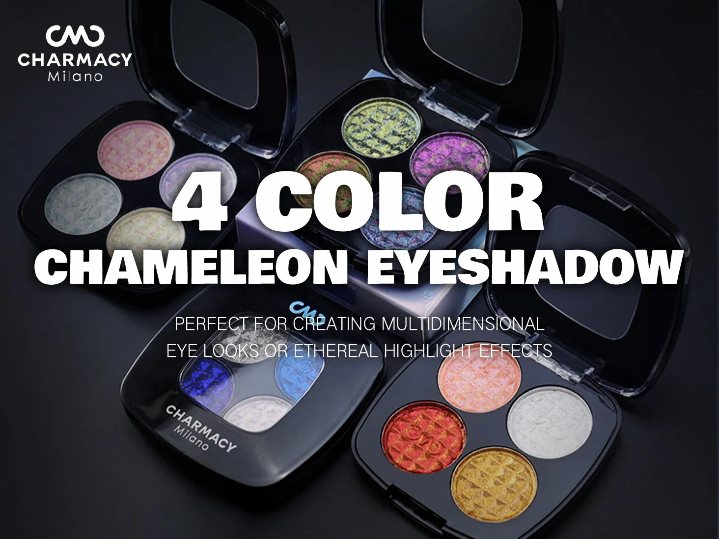 CHARMACY Quad Chameleon Eyeshadow Palette