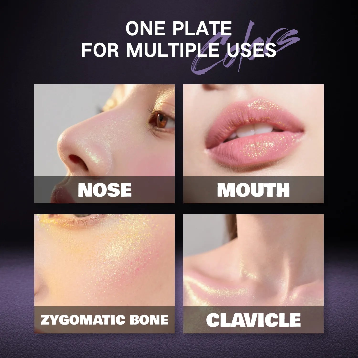 CHARMACY Quad Chameleon Eyeshadow Palette