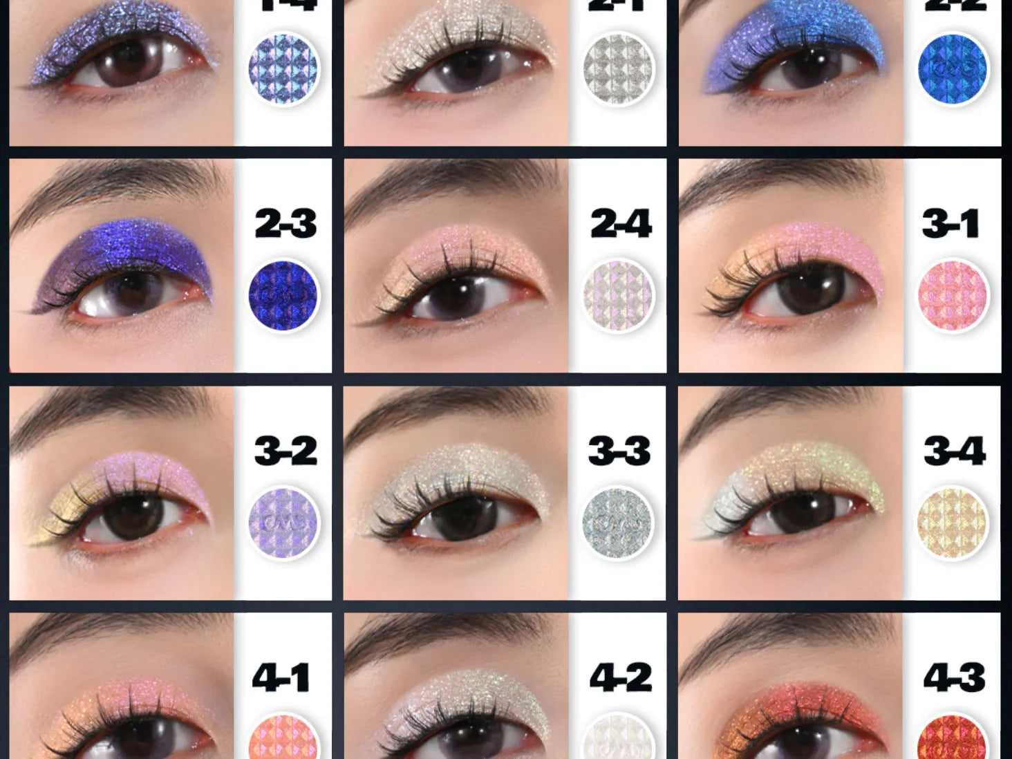 CHARMACY Quad Chameleon Eyeshadow Palette