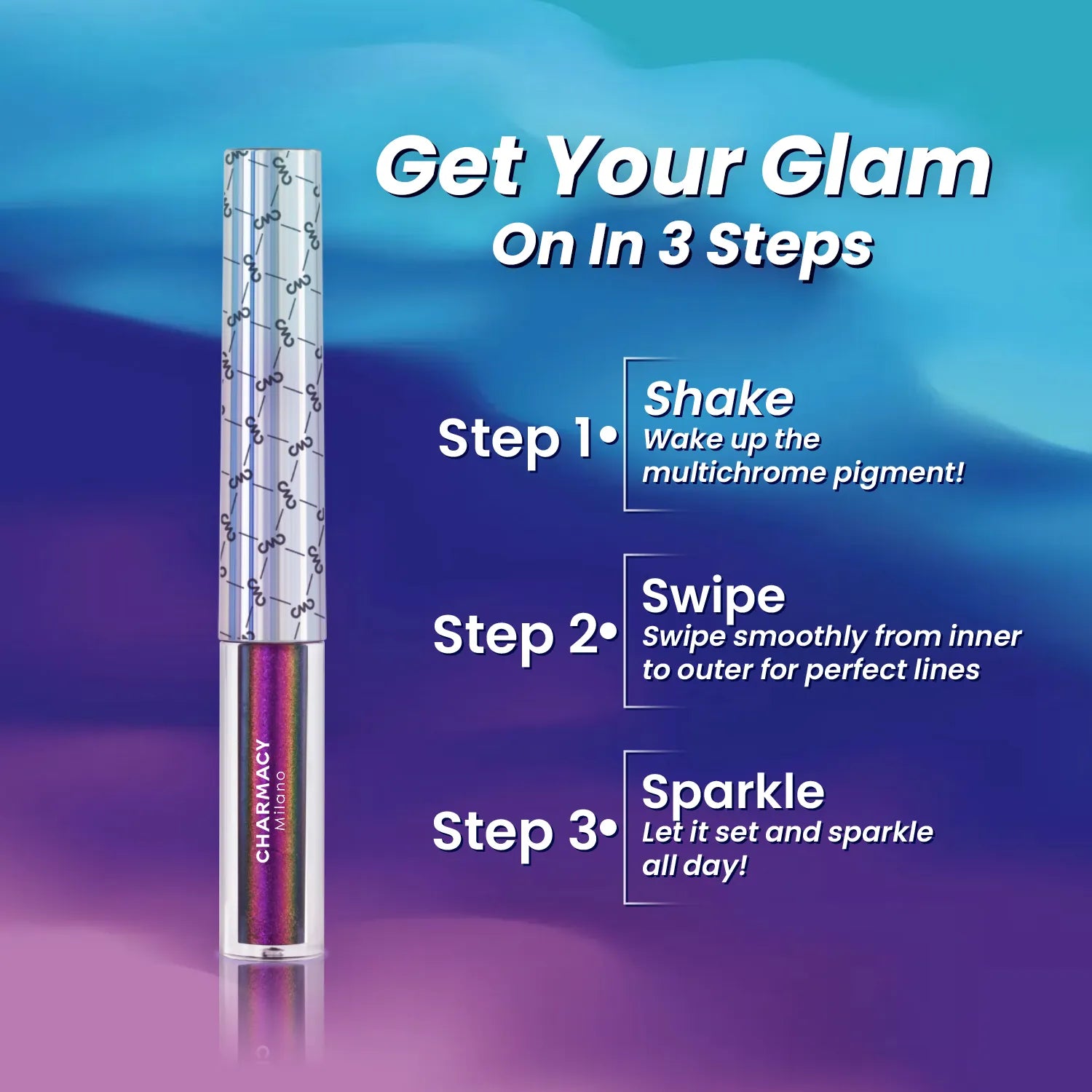 CHARMACY Multichrome Liquid Eyeliner